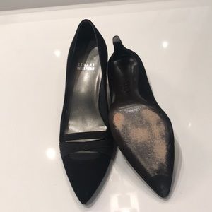 Stuart Weizmann size 5.5 M black suede heels